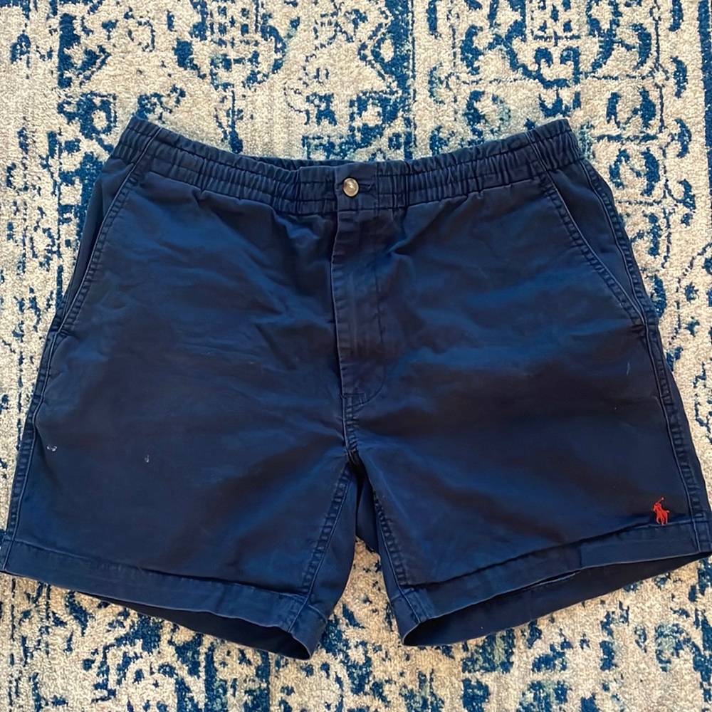 Polo Ralph Lauren Navy Shorts with Elastic Waist